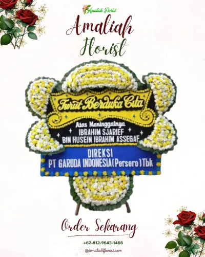 Papan Bunga Duka di Dukuhbadag